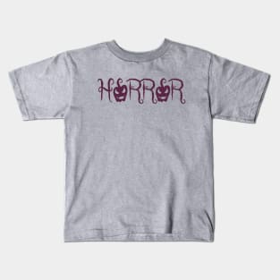 HORROR PUMPKIN v.3 Kids T-Shirt